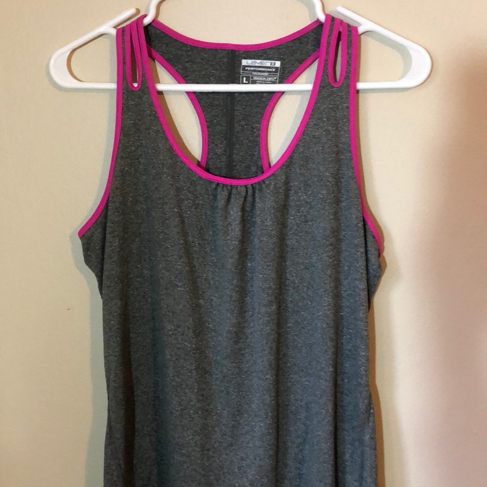 Razor back workout shirt